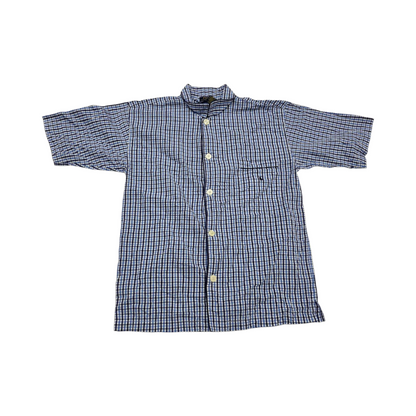 Camisa De Pijama Ralph Lauren Mediana M Cuadros Azules
