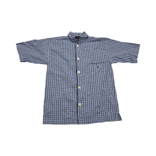 Camisa De Pijama Ralph Lauren Mediana M Cuadros Azules