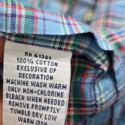 Camisa Slimfit Ralph Lauren Xgrande Xl Azul