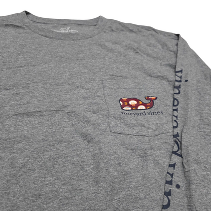 Playera Manga Larga Vineyard Vines Xgrande Xl Gris