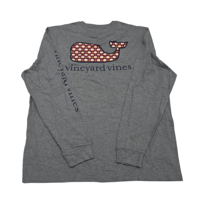 Playera Manga Larga Vineyard Vines Xgrande Xl Gris