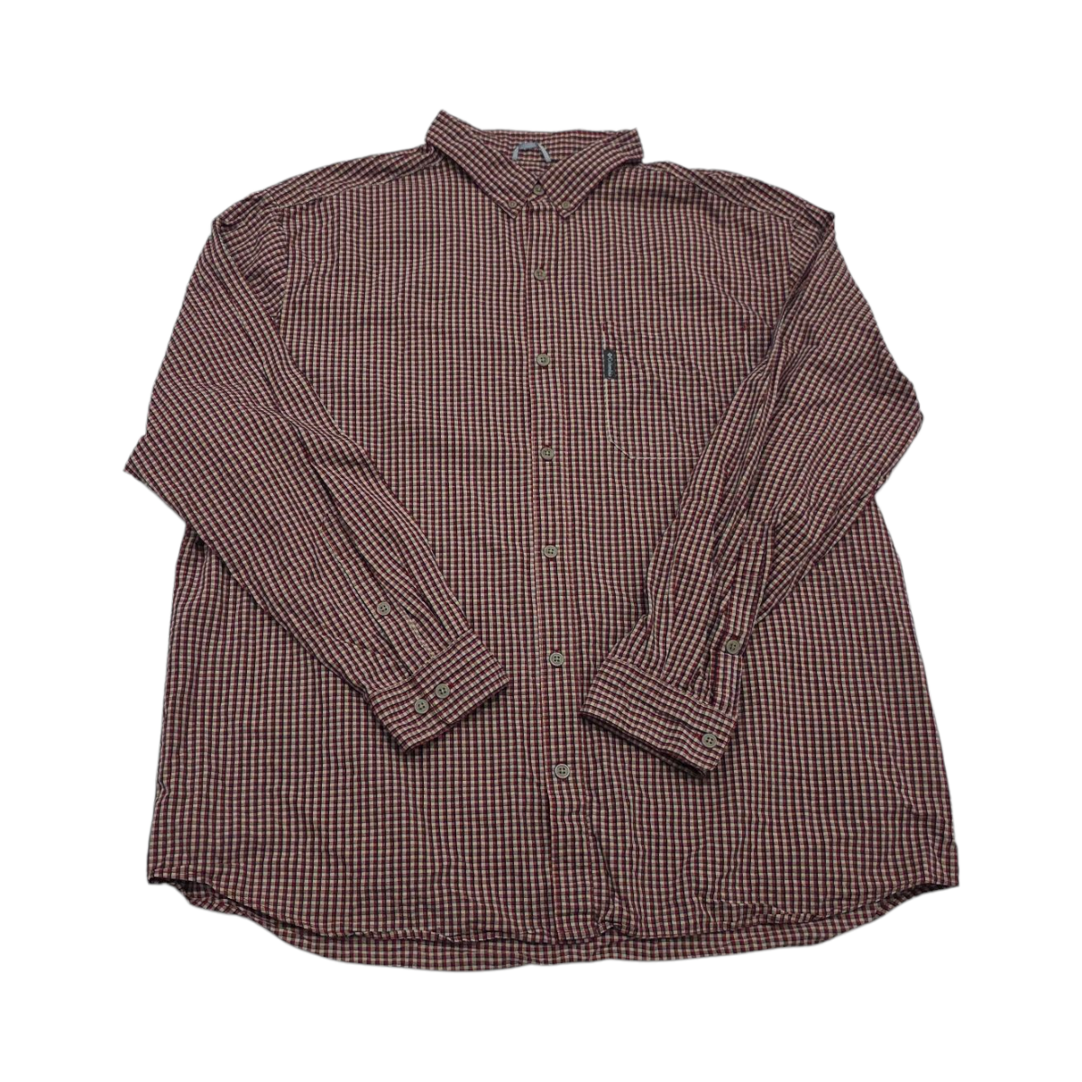 Camisa Columbia Xxl Cuadro Rojo