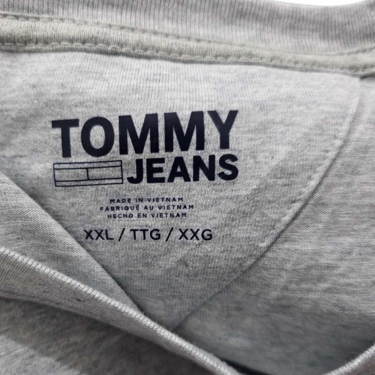 Playera Jeans Tommy Hilfiger Xxl Gris