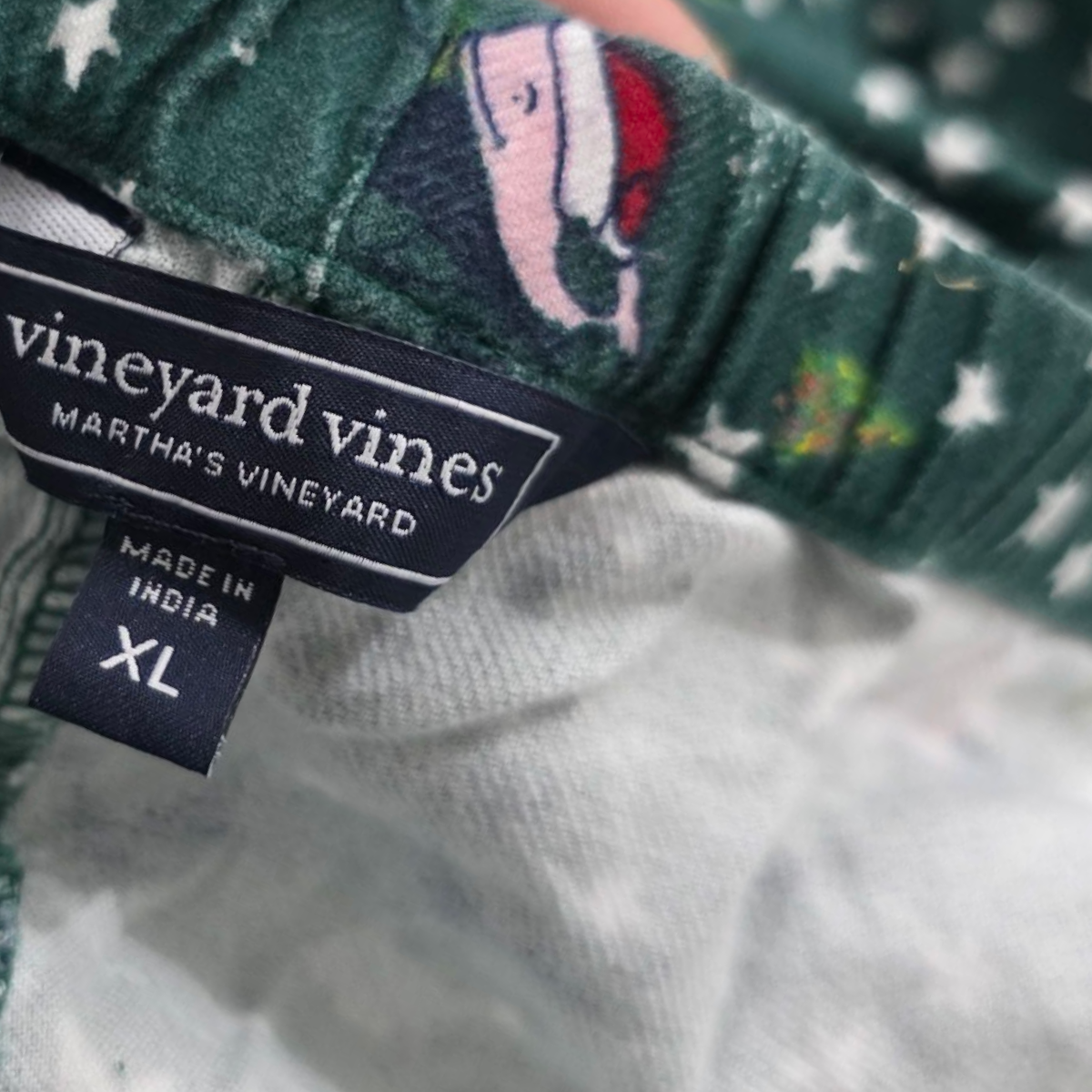 Pijama Vineyard Vines Xgrande Xl Verde Navidad