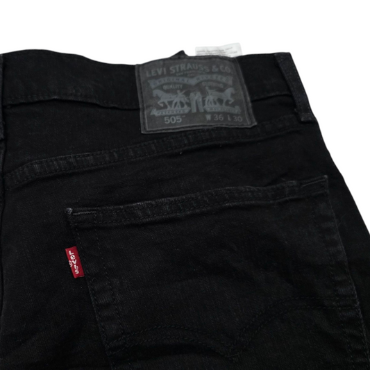 Pantalon Recto Levis 505 36x30 Negro