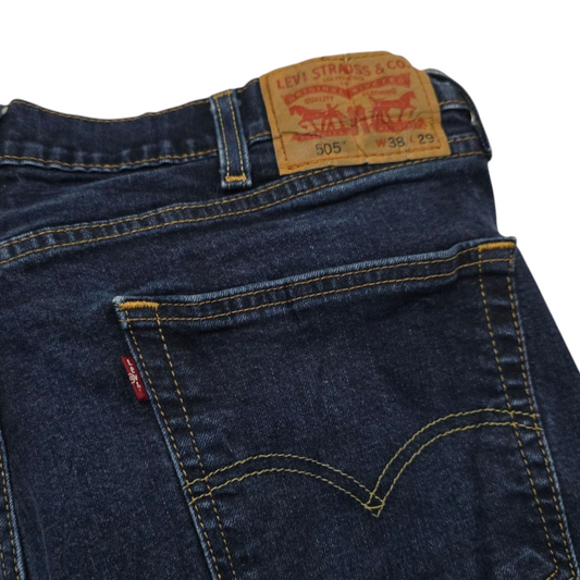 Pantalon Recto Levis 505 38x29 Azul