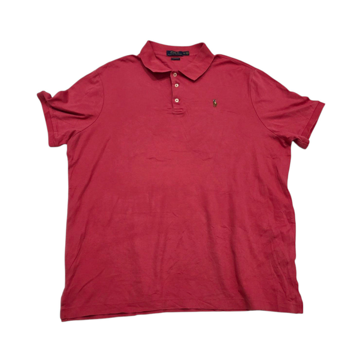 Playera Polo Classicfit Ralph Lauren Xgrandexl Coral Oscuro