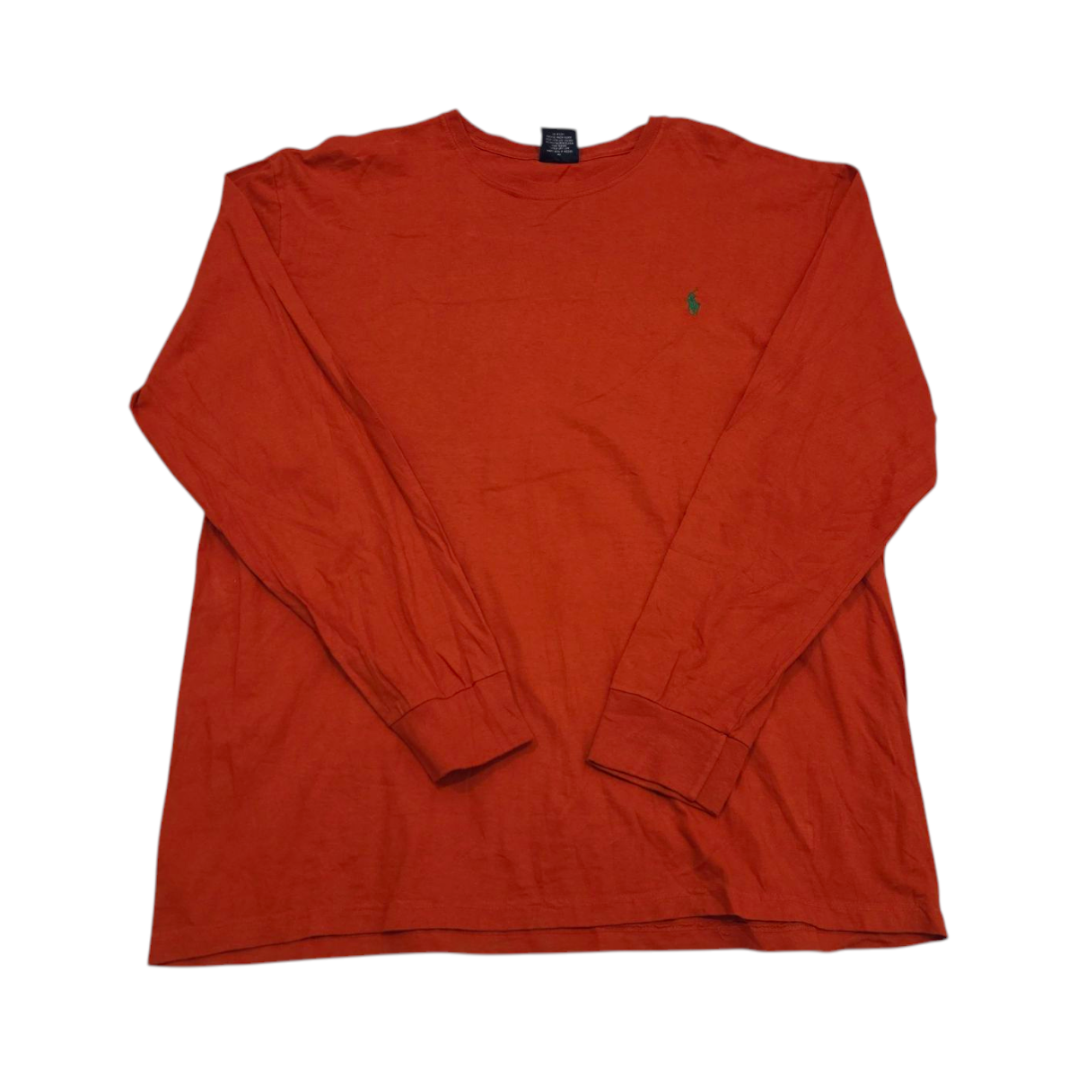 Playera Manga Larga Ralph Lauren Xgrande Xl Naranja