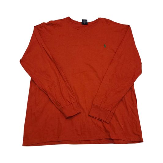 Playera Manga Larga Ralph Lauren Xgrande Xl Naranja