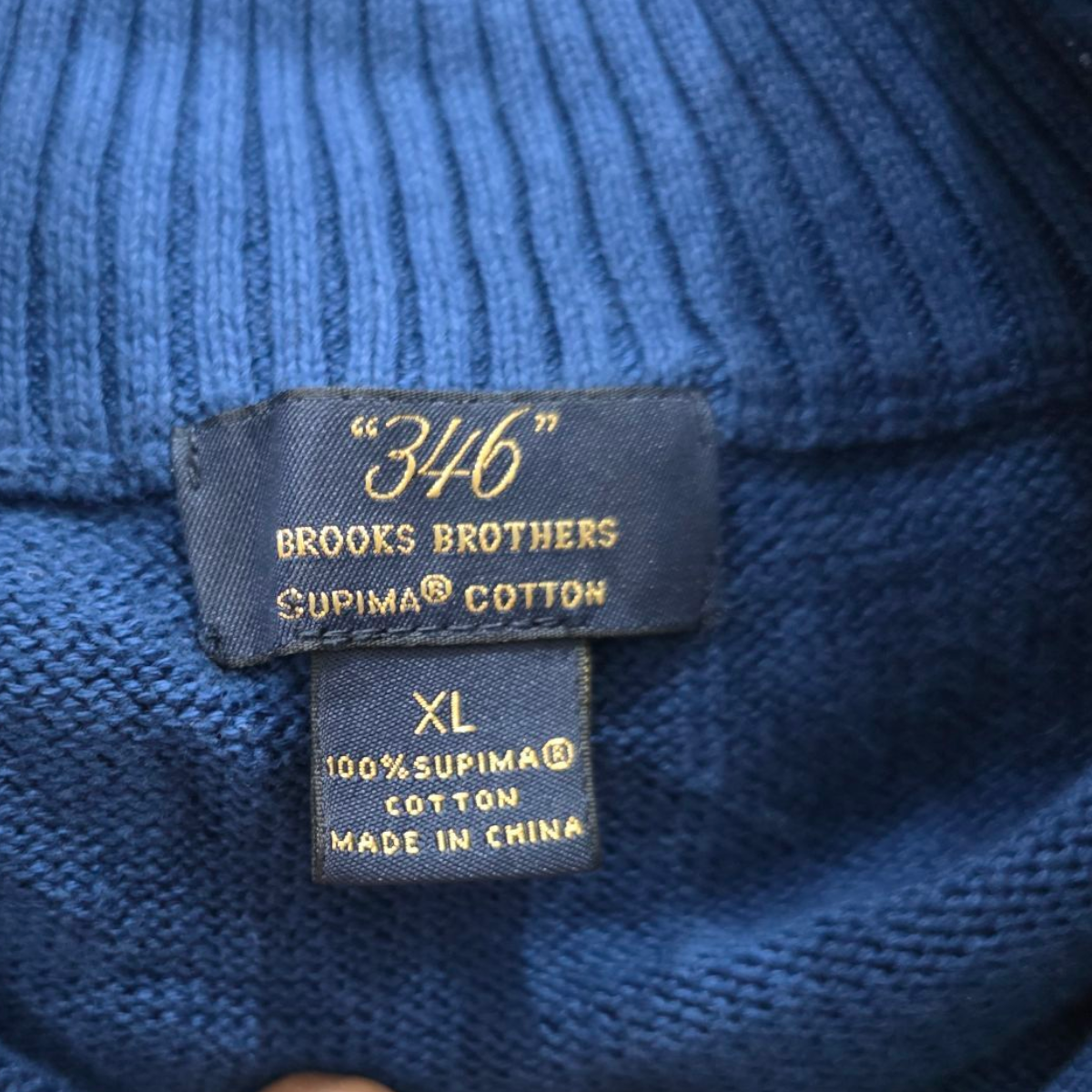 Sueter Brooks Brothers Xgrande Xl Azul Rombos Verdes