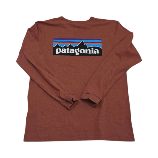 Playera Manga Larga Regular Fit Patagonia Chico S Cafe