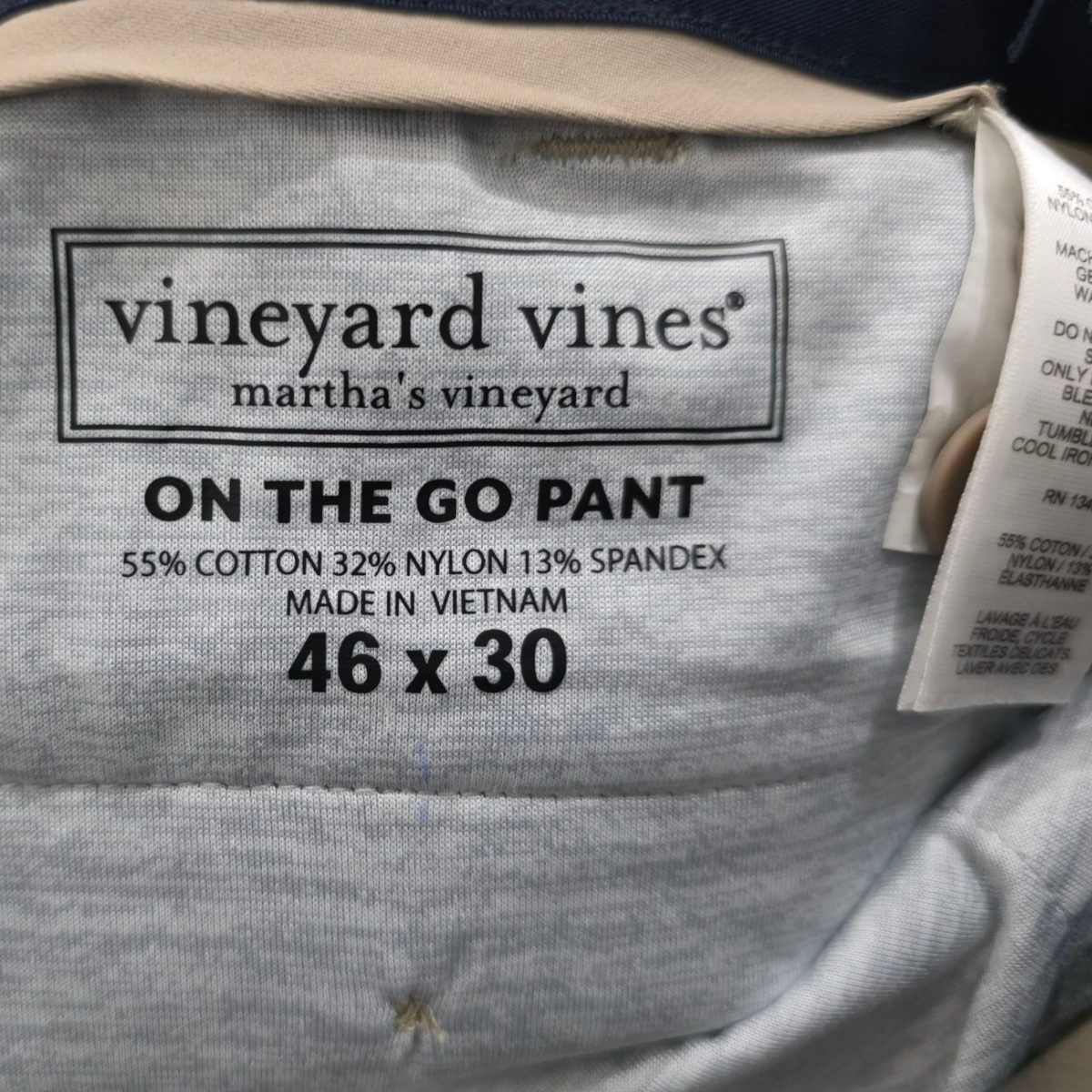 Pantalon Vineyard Vines 46x30 Cafe