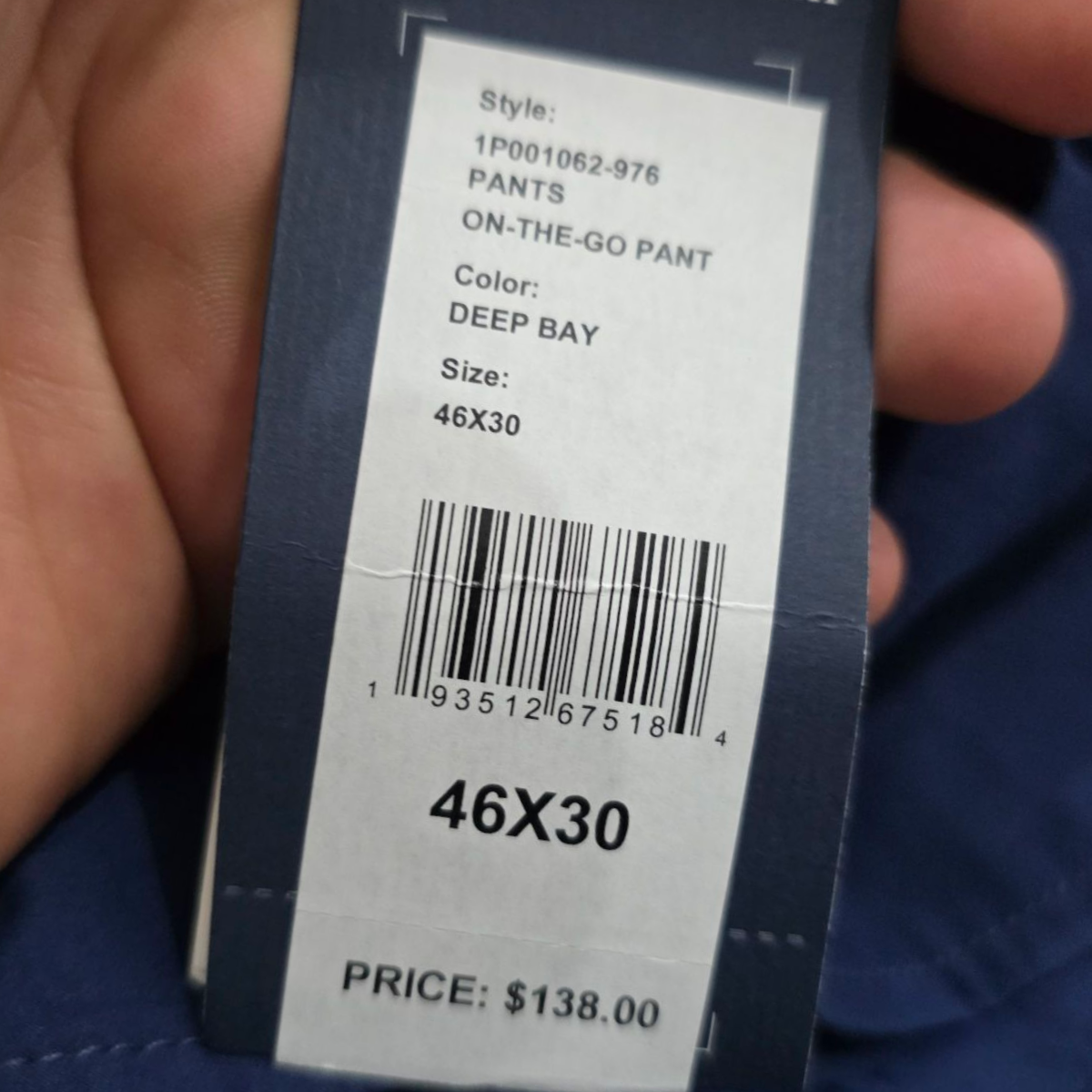 Pantalon Vineyard Vines 46x30 Azul