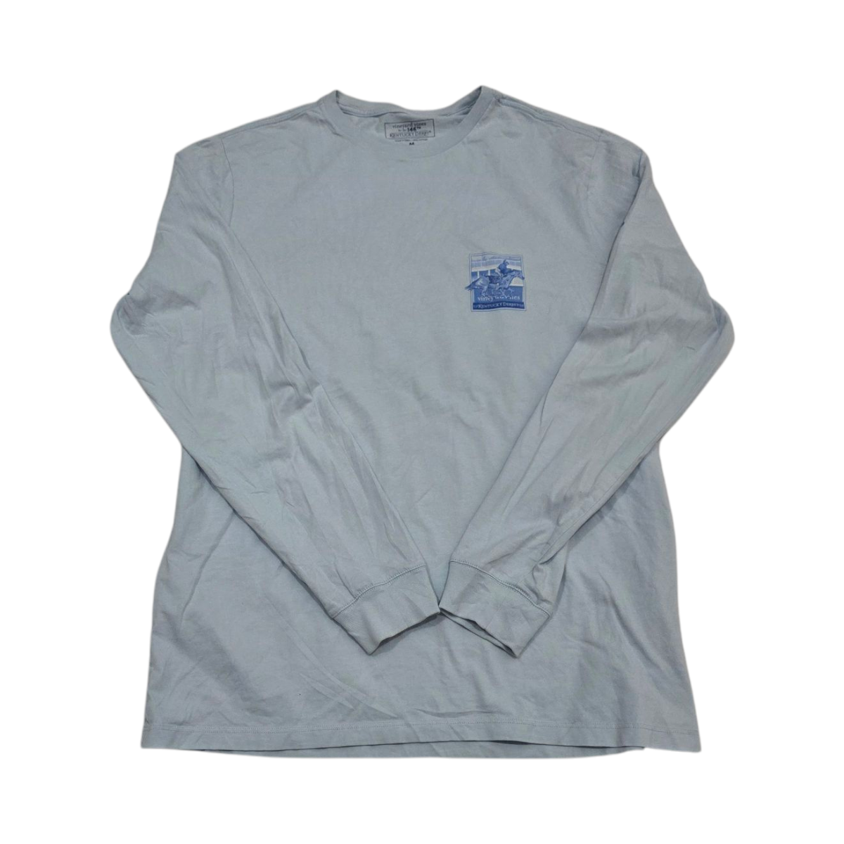 Playera Manga Larga Vineyard Vines Mediana M Azul Claro