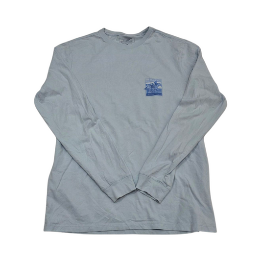Playera Manga Larga Vineyard Vines Mediana M Azul Claro