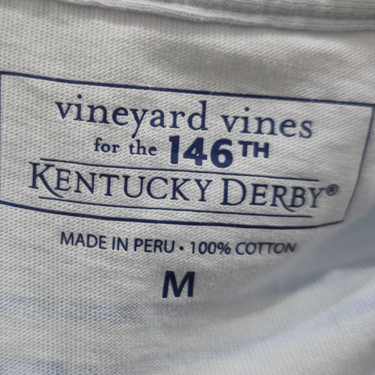 Playera Manga Larga Vineyard Vines Mediana M Azul Claro