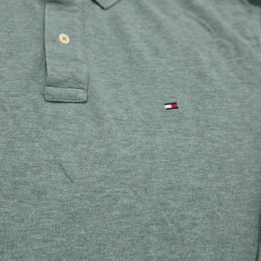 Playera Polo Manga Larga Tommy Hilfiger Grande L Verde