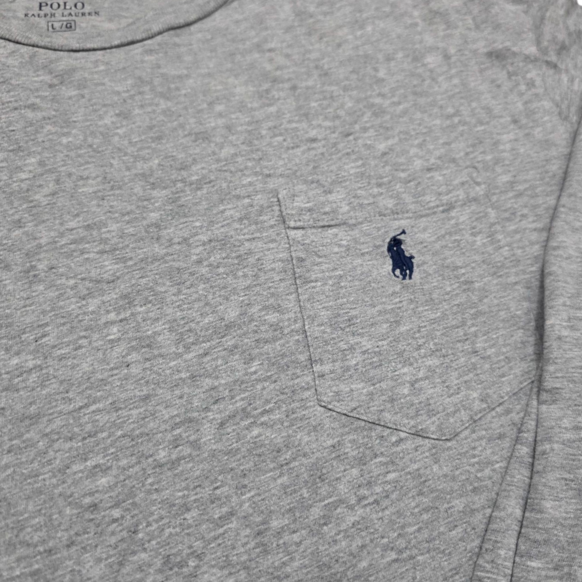 Playera Manga Larga Ralph Lauren Grande L Gris