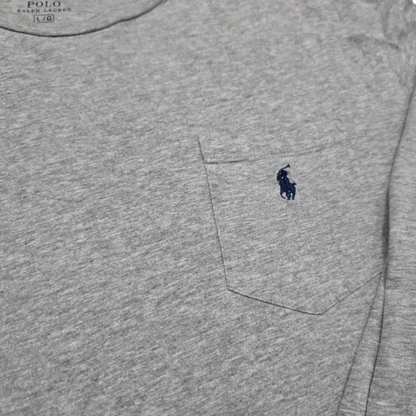Playera Manga Larga Ralph Lauren Grande L Gris