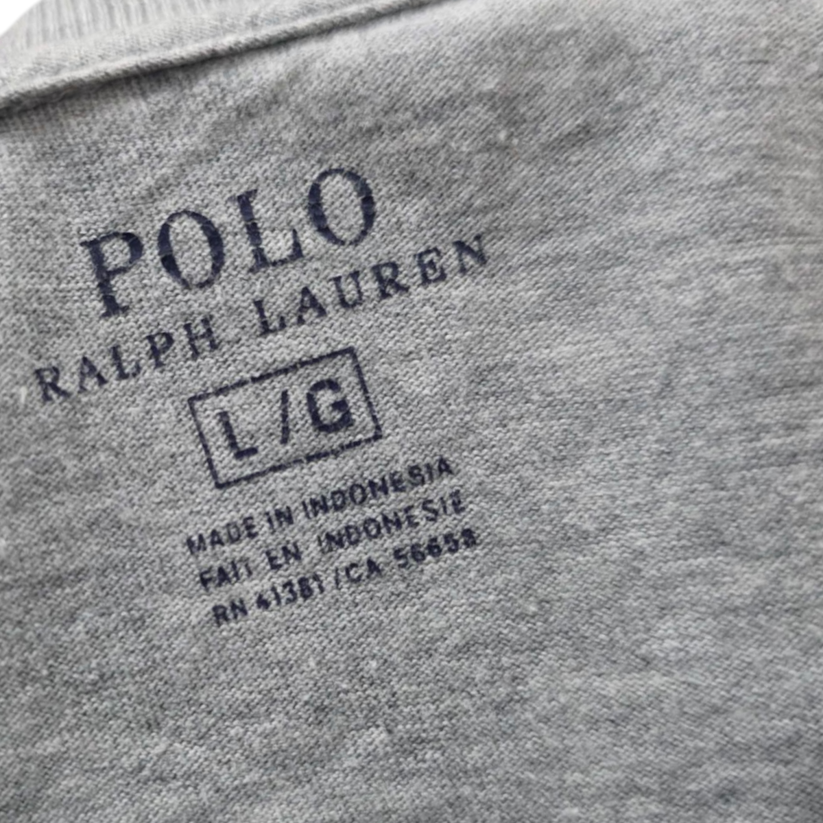 Playera Manga Larga Ralph Lauren Grande L Gris