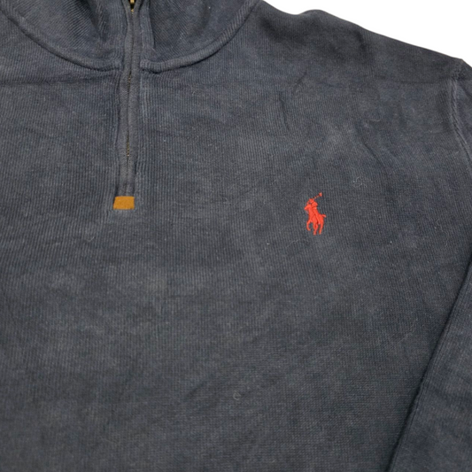Sueter Ralph Lauren Grande L Azul Pony Vino