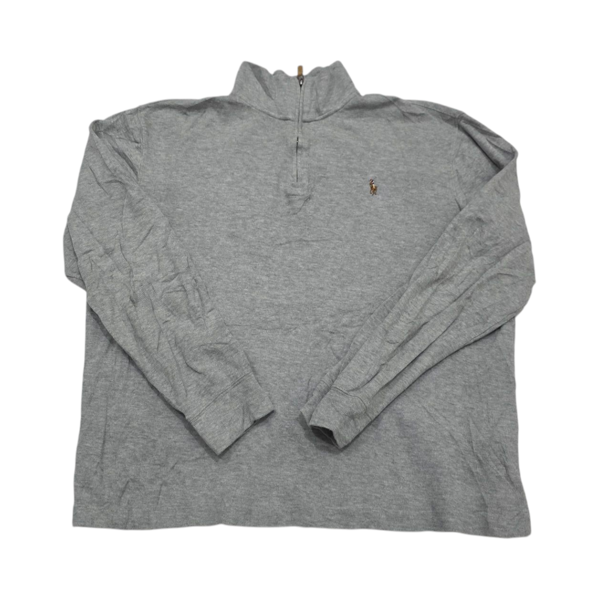 Sueter Estate Rib Ralph Lauren Grande L Gris