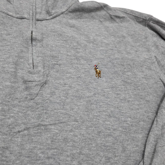 Sueter Estate Rib Ralph Lauren Grande L Gris