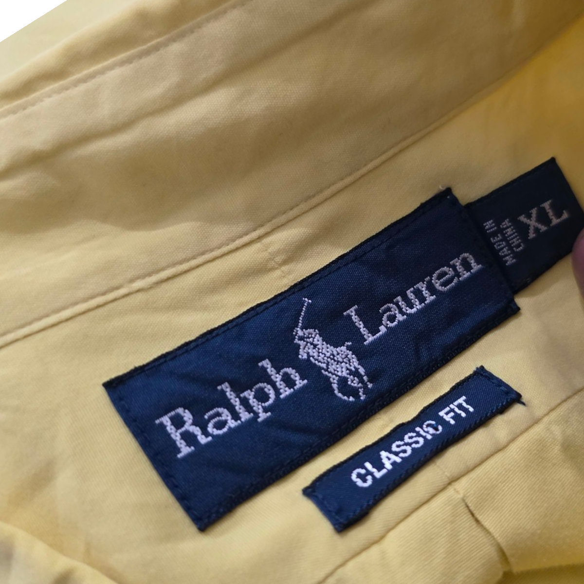 Camisa Classic Fit Ralph Lauren Xgrande Xl Amarillo
