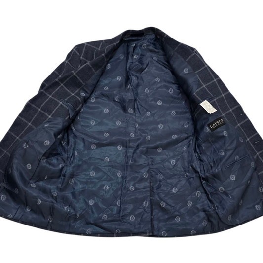 Saco Ralph Lauren 38r Azul Cuadros