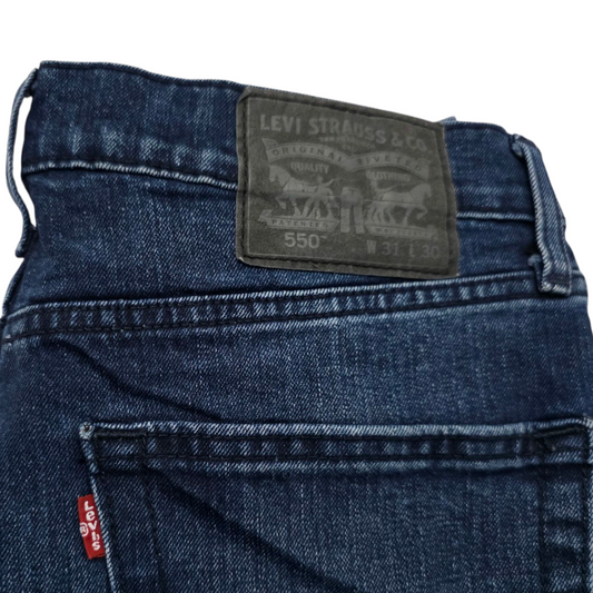 Pantalon Recto Levis 550 31x30 Azul