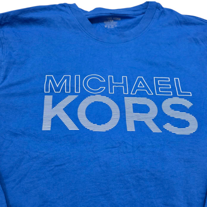 Playera Manga Larga Michael Kors Grande L Azul