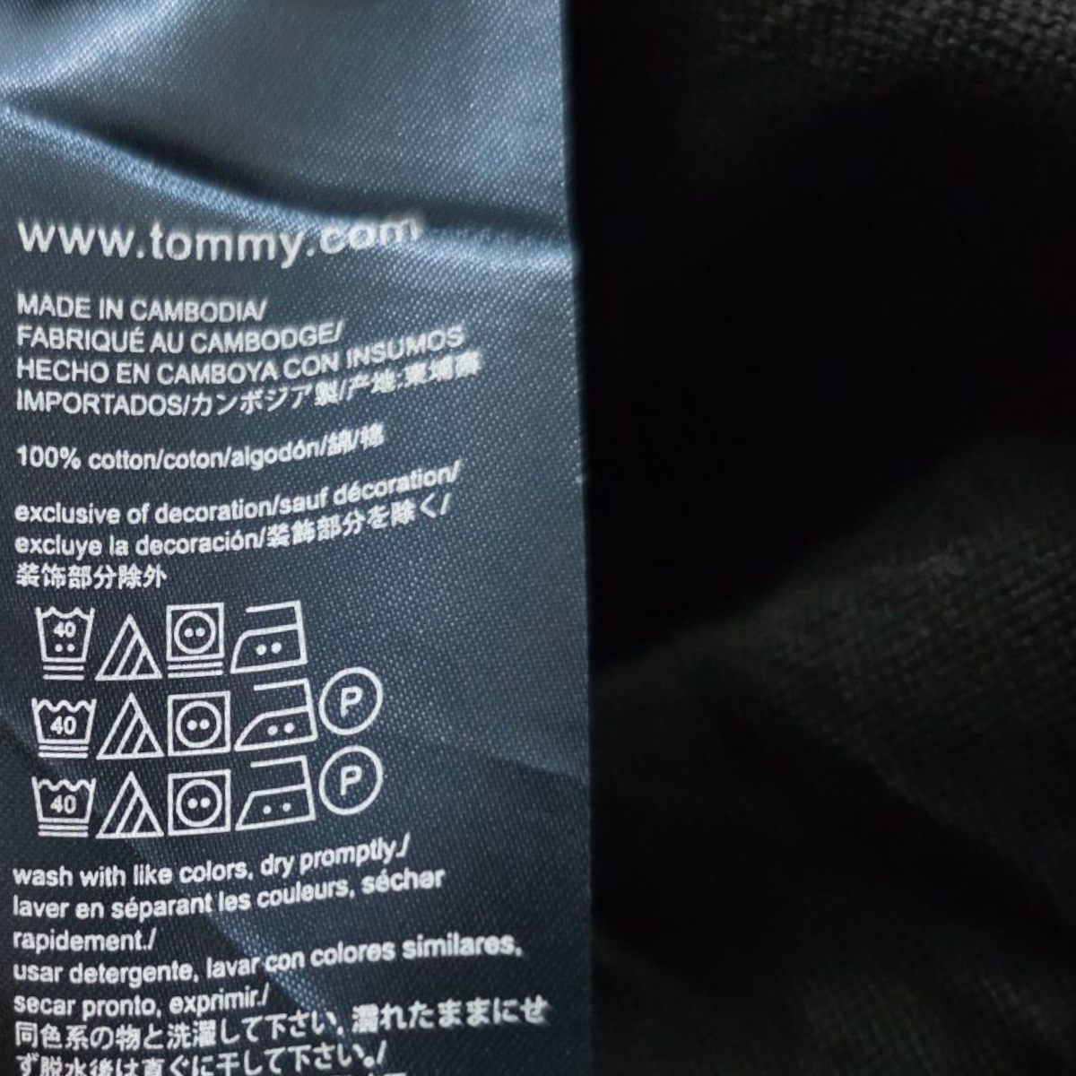 Sueter Tommy Hilfiger Xgrande Xl Negro