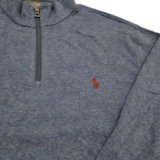 Sueter Ralph Lauren Xgrande Xl Azul Pony Vino