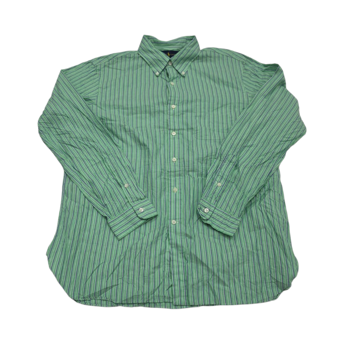 Camisa Ralph Lauren Xgrande Xl Verfde Lineas
