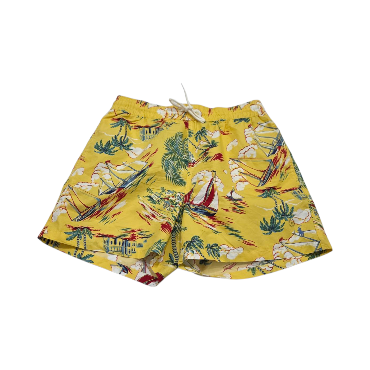 Bermuda Bañador Ralph Lauren Mediana M Amarillo Figuras