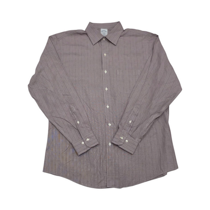Camisa Brooks Brothers Grande L 16 1/2 4-5 Regent Vino