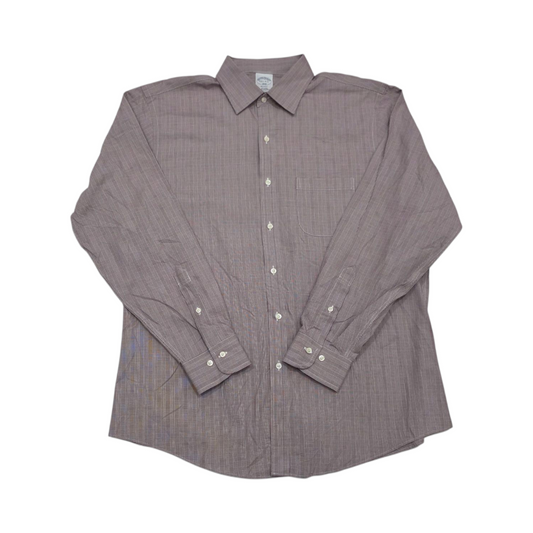 Camisa Brooks Brothers Grande L 16 1/2 4-5 Regent Vino