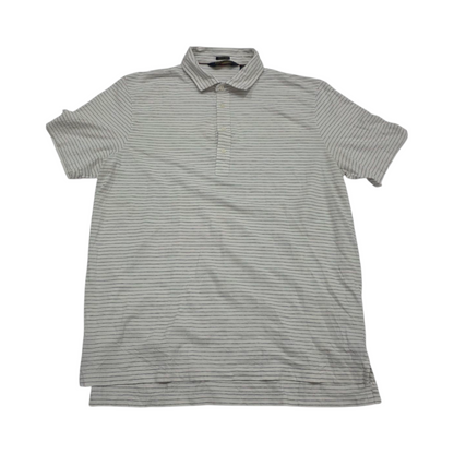 Playera Polo Ralph Lauren Grande L Gris Lineas Stretch Lile