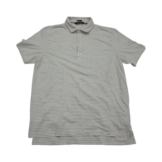 Playera Polo Ralph Lauren Grande L Gris Lineas Stretch Lile