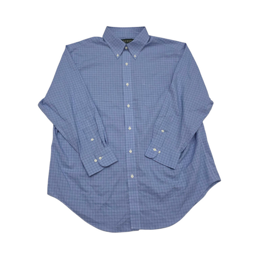 Camisa Ralph Lauren Xgrande 17 1/2 32-33 Cuadro Azul