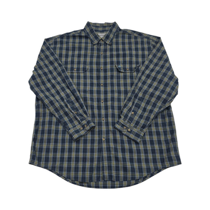 Camisa Carhartt 2xl Cuadro Azul Y Verde