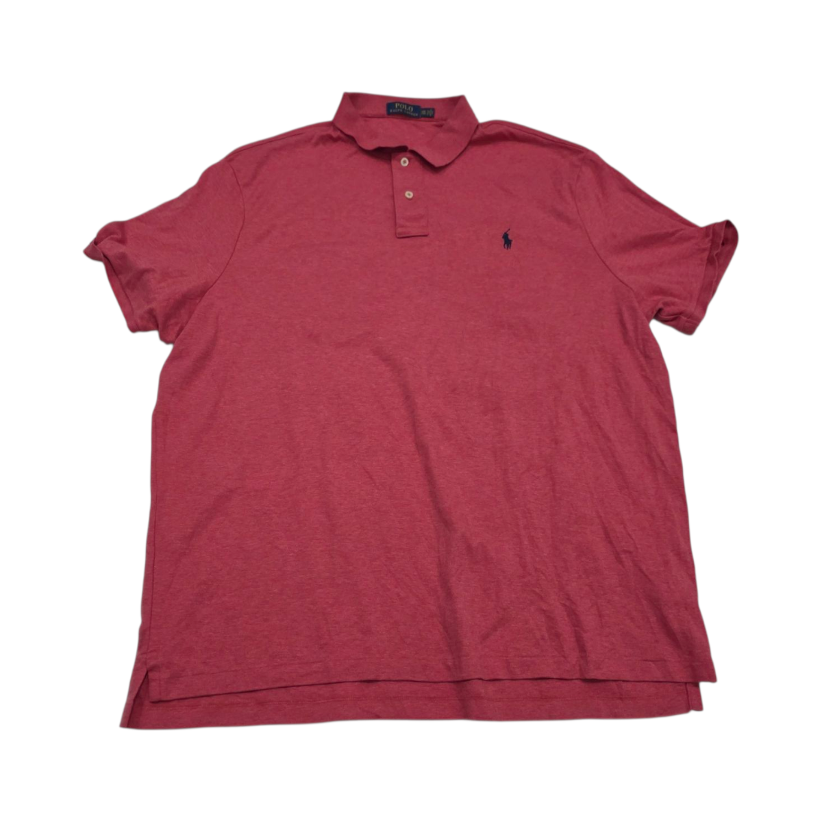 Playera Polo Ralph Lauren 2xl Coral Pony Azul
