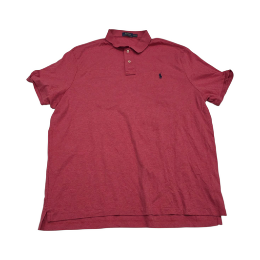 Playera Polo Ralph Lauren 2xl Coral Pony Azul