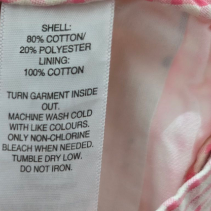 Bermuda Vineyard Vines Talla 32 Rosa Cuadro
