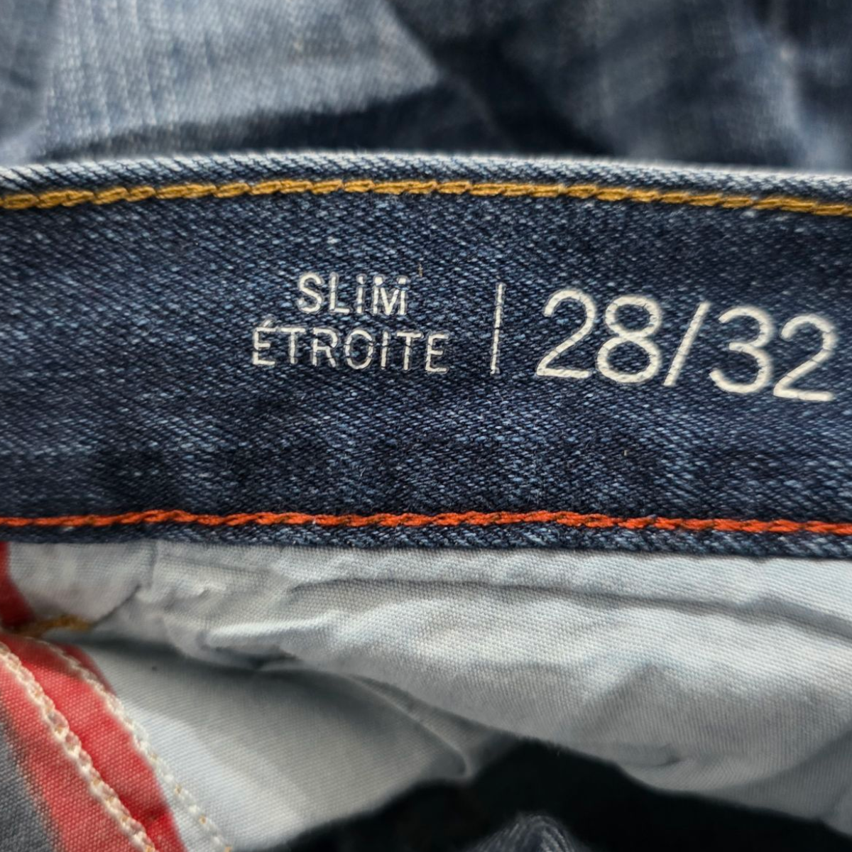 Pantalon Tommy Hilfiger 28x32 Slimfit Azul