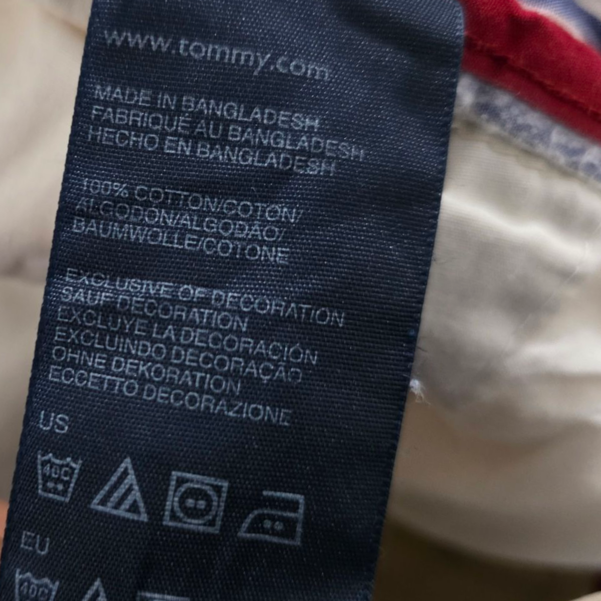 Bermuda Tommy Hilfiger Talla 38 Caqui