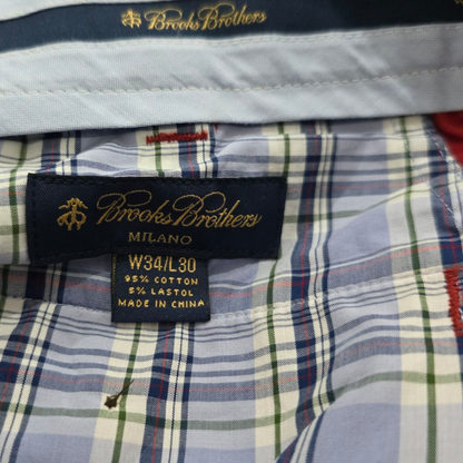 Pantalon Brooks Brothers 34x30 Milano Rojo