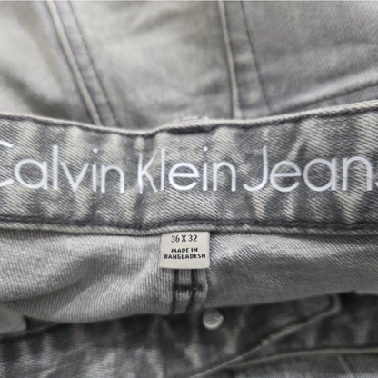 Pantalon Calvin Klein 36x30 Gris Recto