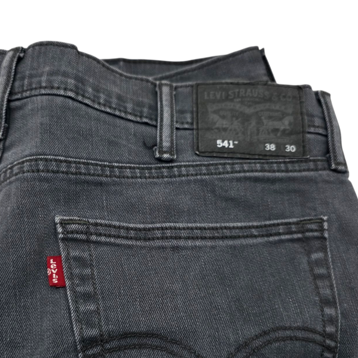 Pantalon Levis 541 38x30 Gris Deslavado Recto