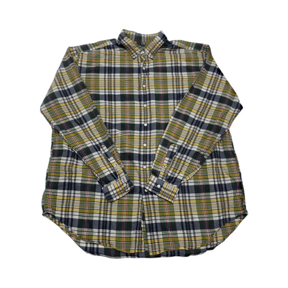 Camisa Ralph Lauren 2xl Tall Classic Fit Cuadro Amarillo